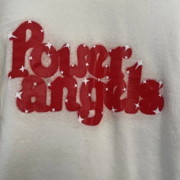 GANNI POWER ANGELS GRAFFITI CREWNECK - Picture 3 of 10